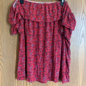 Maurices Off the Shoulder Floral Top
